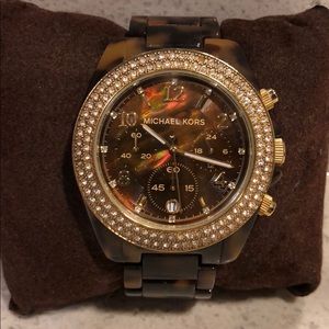 Michael Kors tortoise watch